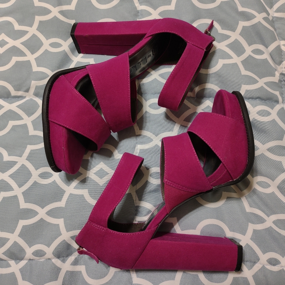 Nicole by Nicole Miller Fuchsia Jupiter Heels